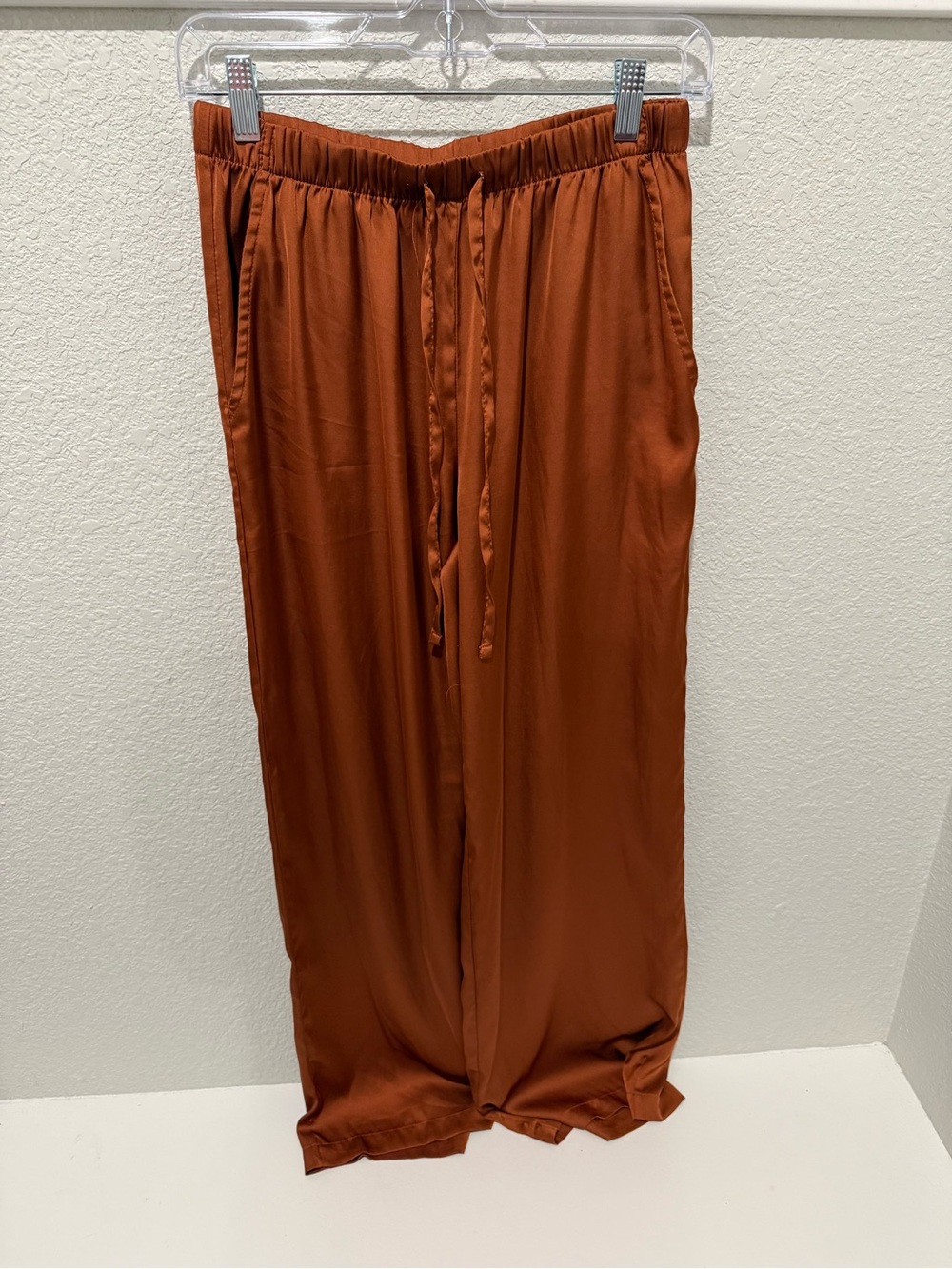 stars above Rust Drawstring Lounge Pants
